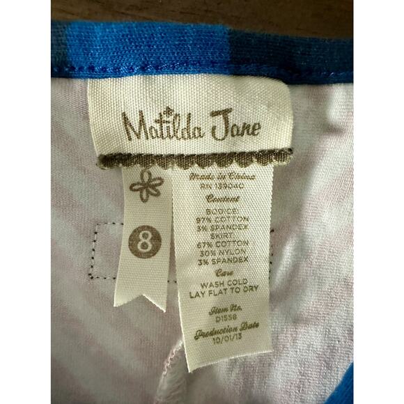 Matilda Jane It's A Wonderful Parade Cake Walk Tank Sleeveless Floral Pink Dress - Picture 7 of 7